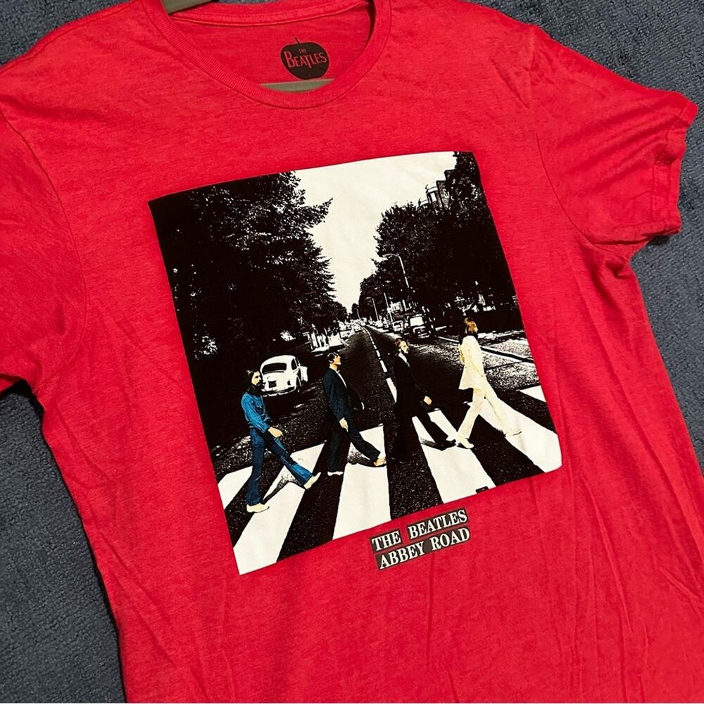 Beatles Men's Large Abbey Road Music Band Vintage T-Shirt